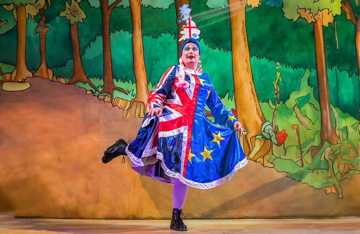 Is pantomime still making a parody of politics? Oh no it isn't!