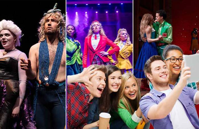 Shows such as Unfortunate, Heathers and Cowbois are drawing in teenagers and other more diverse, younger audiences. Photos: Matt Cawrey/Tristram Kenton/Henri T/Shutterstock