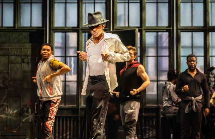 Myles Frost and the company of MJ the Musical at Prince Edward Theatre, London. Photo: Johan Persson
