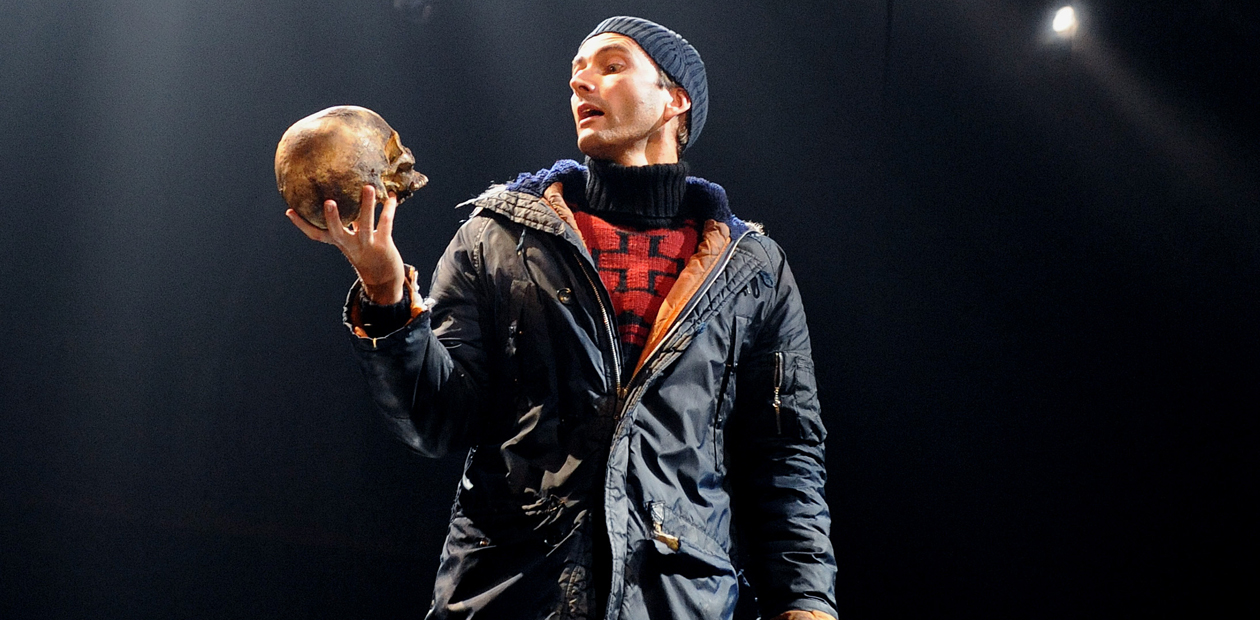 David Tennant as Hamlet in the RSC's 2008 production. Photo: Tristram Kenton