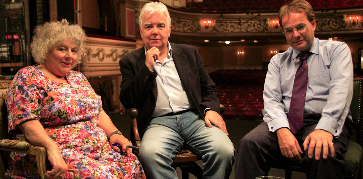 Nation's Best Am Dram Judges Miriam Margolyes, Bill Kenwright and Quentin Letts. Photo: Jon Hall/Sky Arts