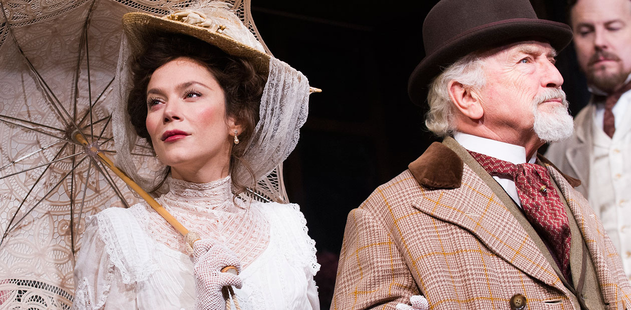 Anna Friel and Paul Freeman in Uncle Vanya. Photo: Tristram Kenton