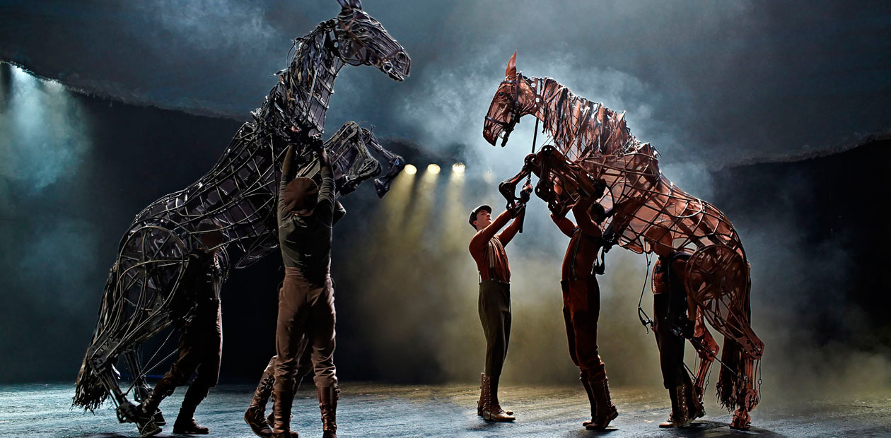 A scene from War Horse, a show that won best sound design for a play at the Tony Awards in 2011. Photo: Brinkhoff Mogenburg