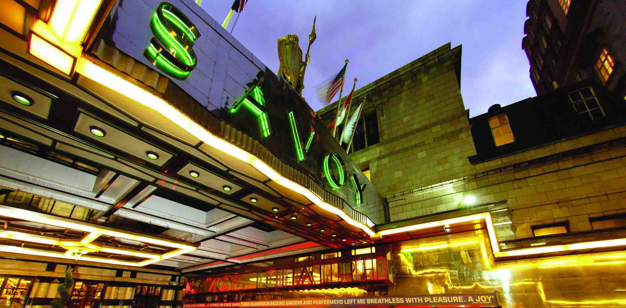 The Savoy Theatre in London's West End.