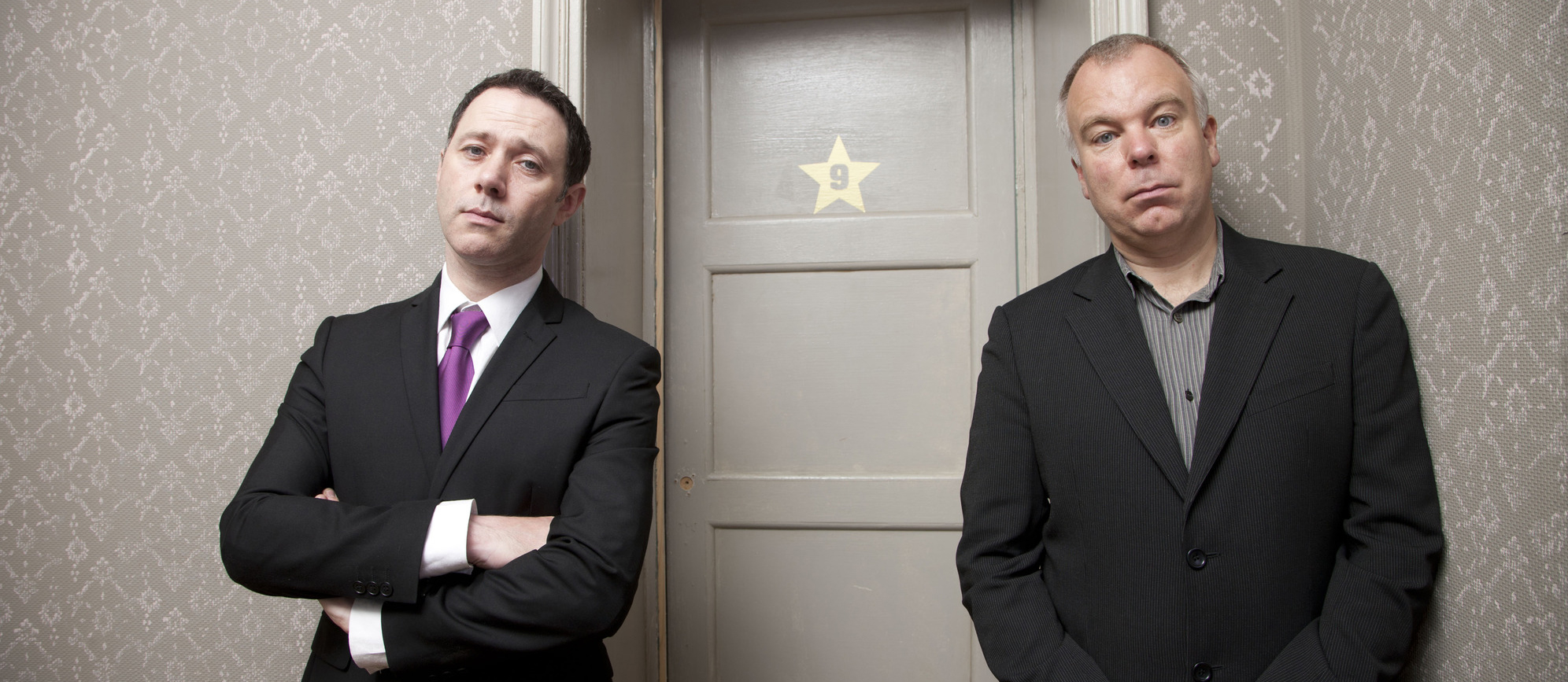 Reece Shearsmith and Steve Pemberton, creators and stars of BBC2's Inside Number 9. Photo: BBC/Richard Ansett