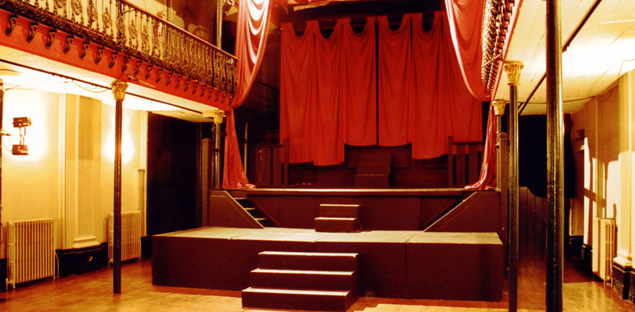 Hoxton Hall theatre stage