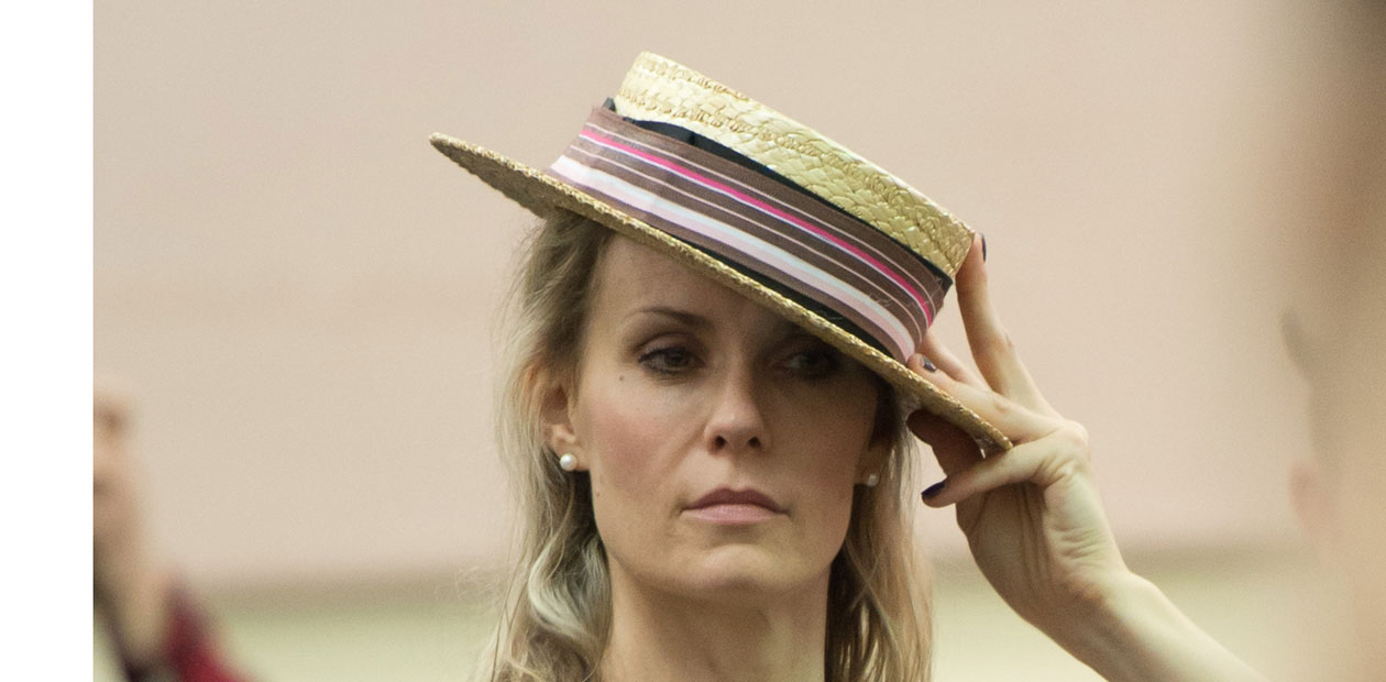 Leigh Zimmerman in rehearsals for A Chorus Line. Photo: Manuel Harlan.