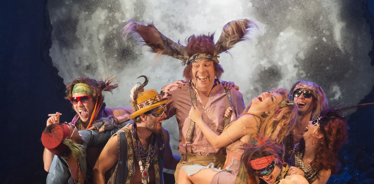 David Walliams appearing as Bottom in A Midsummer Night's Dream. Photo: Johan Persson