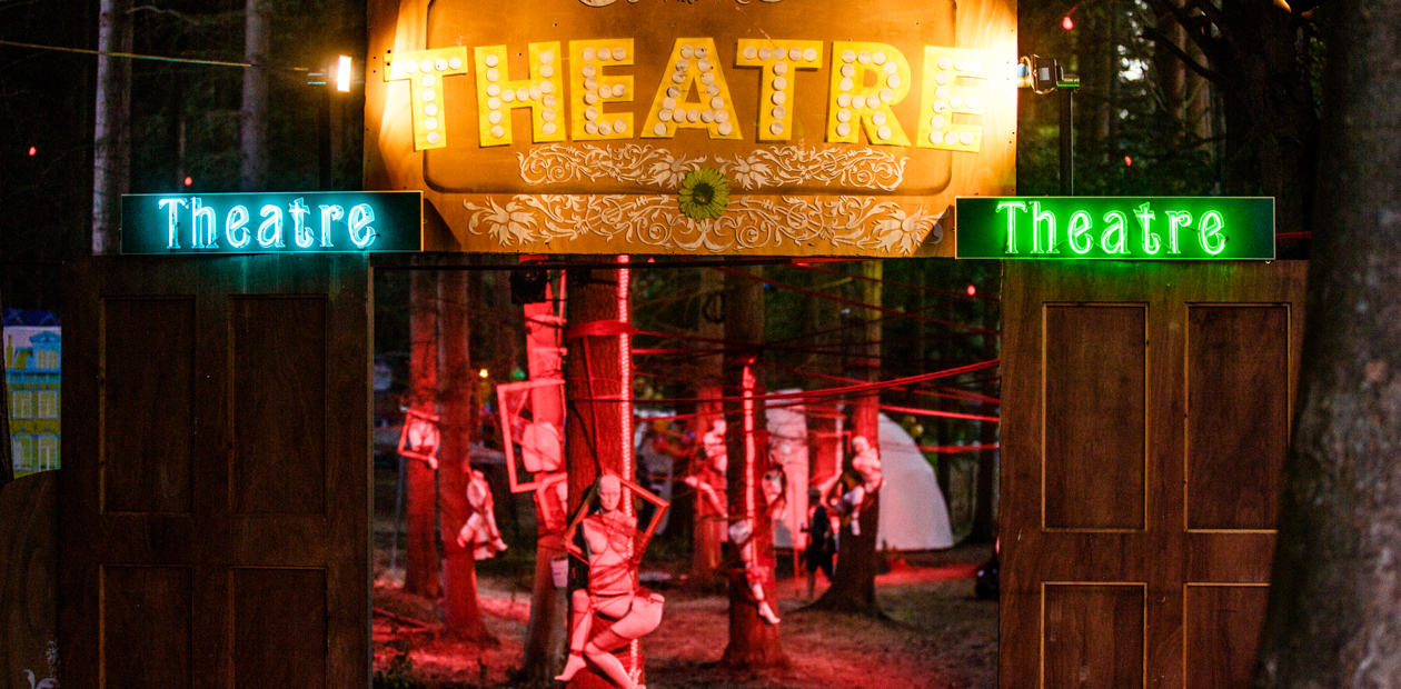 Latitude Festival's theatre arena. Photo: Pooneh Ghana