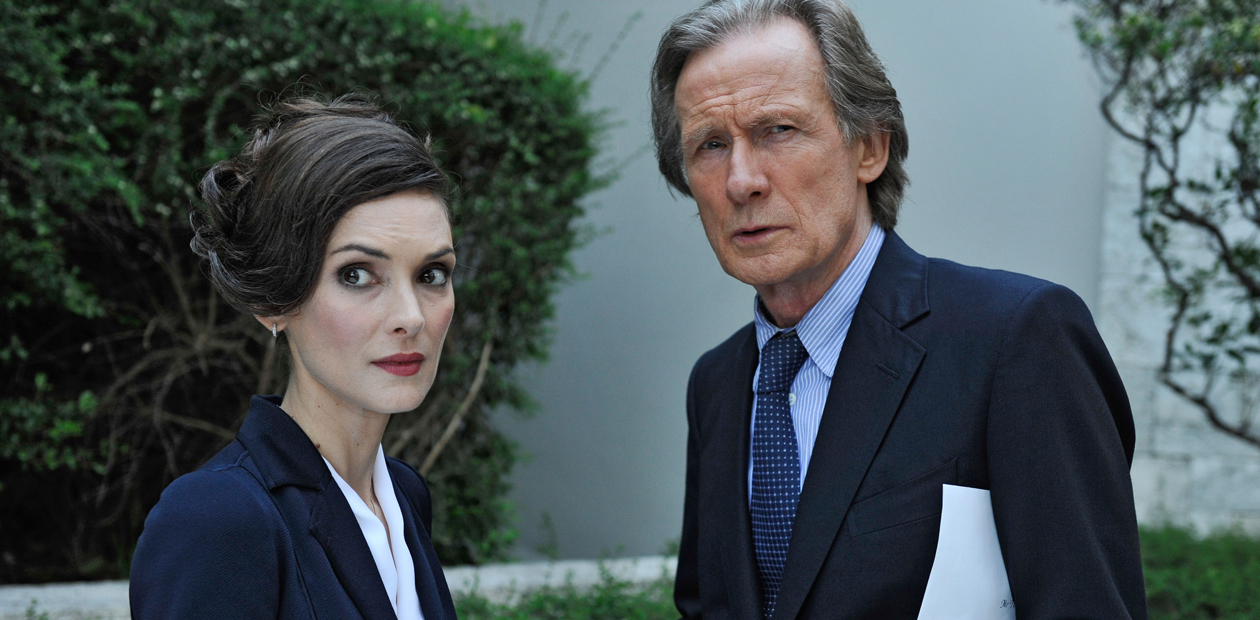 Winona Ryder and Bill Nighy in Turks and Caicos. Photo: BBC/Carnival Films/David Appleby