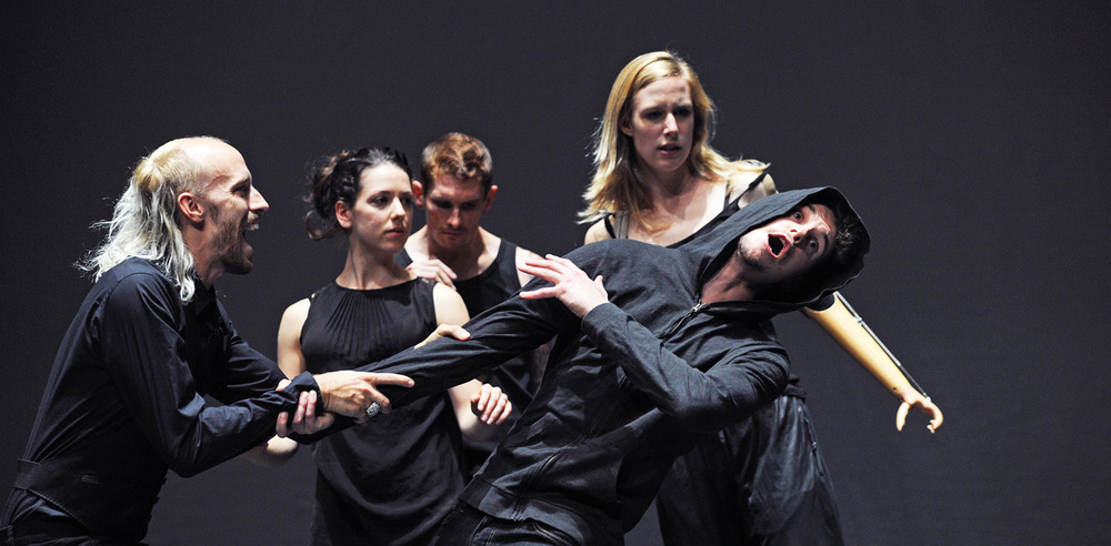 A scene from Candoco Dance Company's 2011 show Looking Back. Photo: Tristram Kenton