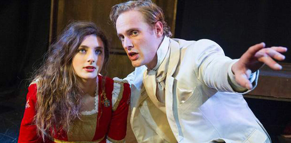 Daisy Bevan  and Jack Fox in Dorian Gray. Photo: Alastair Muir