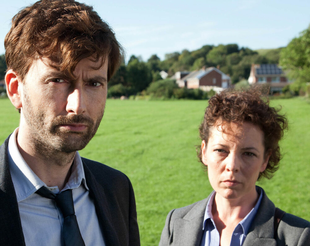 David Tennant and Olivia Colman in Broadchurch. Photo: ITV.