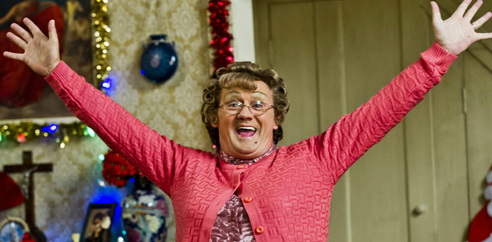 Brendan O'Carroll as Mrs Brown, who claims critics are irrelevant.