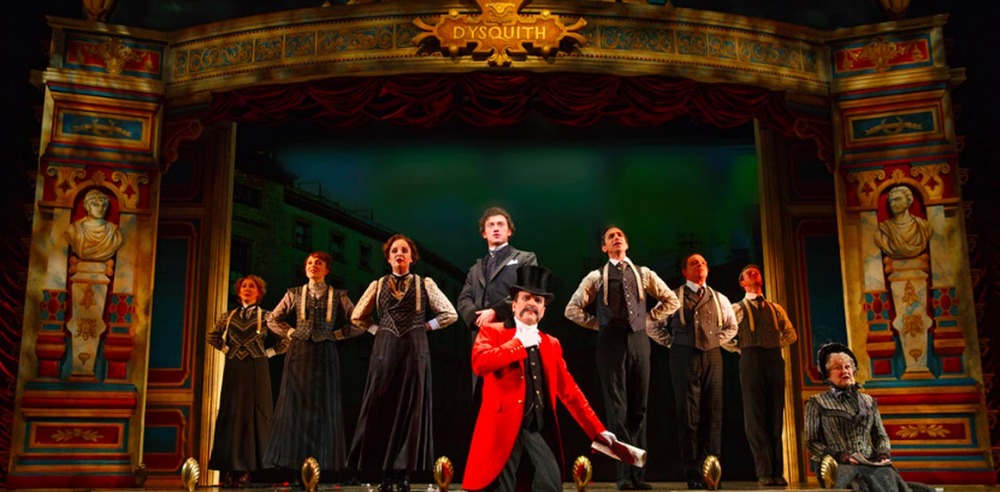 Jefferson Mays and the cast of A Gentleman's Guide to Love & Murder. Photo: Joan Marcus