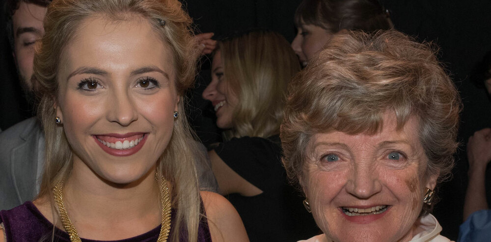 Corrine Priest with Julia McKenzie, Photo: David Ovenden