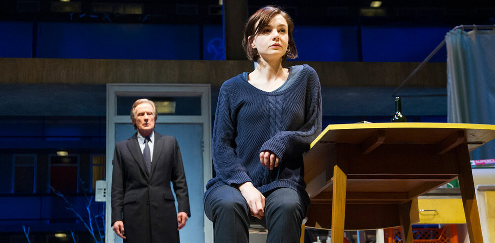 Carey Mulligan and Bill Nighy in Skylight. Photo: Tristram Kenton