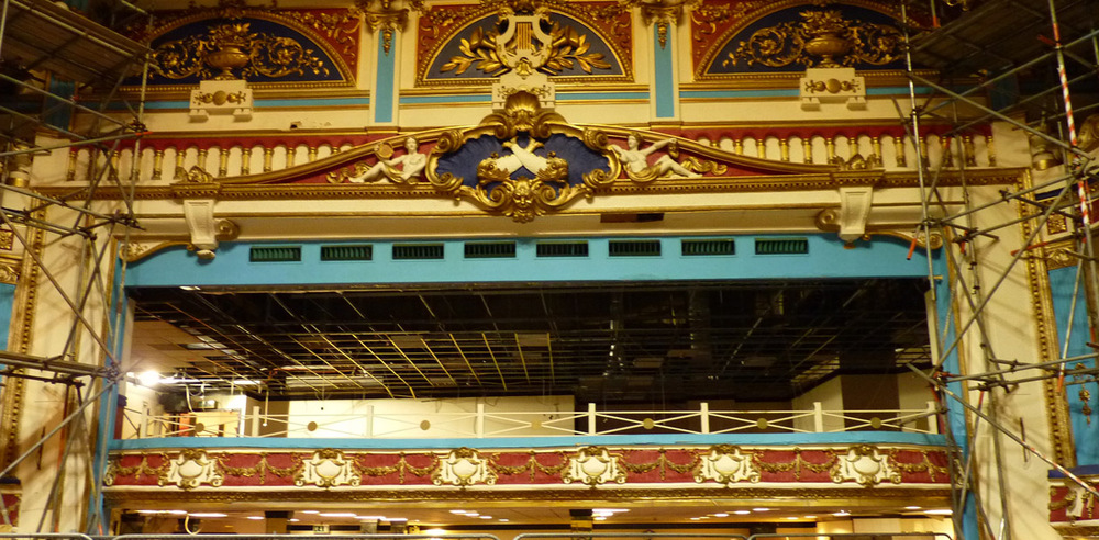 Brighton Hippodrome's proscenium arch. Photo: The Theatres Trust