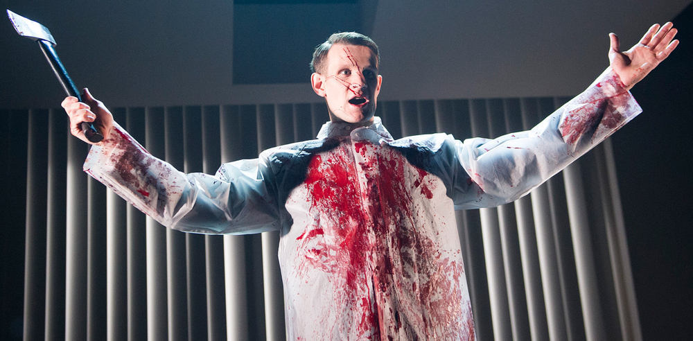 Matt Smith in American Psycho. Photo: Tristram Kenton