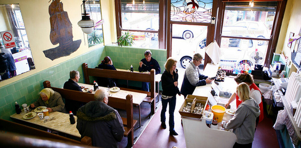 Harrington's Pie Shop in Tooting.