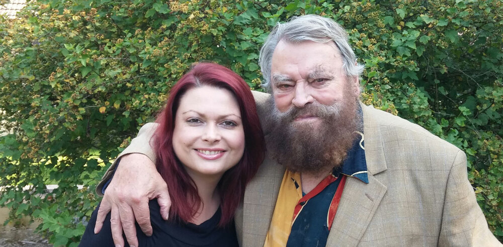 Brian Blessed with daughter Rosalind.