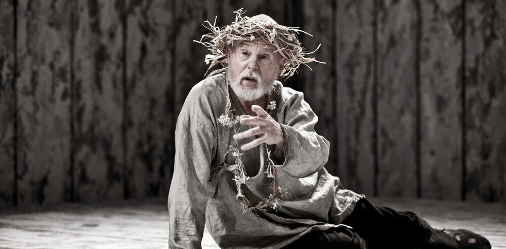 Derek Jacobi as King Lear at the Donmar Warehouse in 2010. Photo: Johan Persson