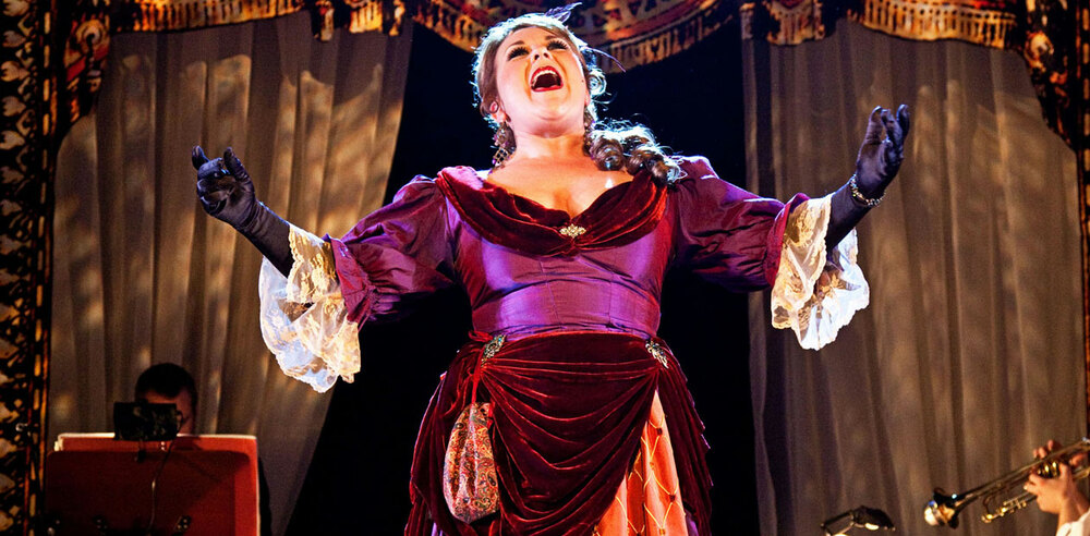 Wendi Peters in The Mystery of Edwin Drood.