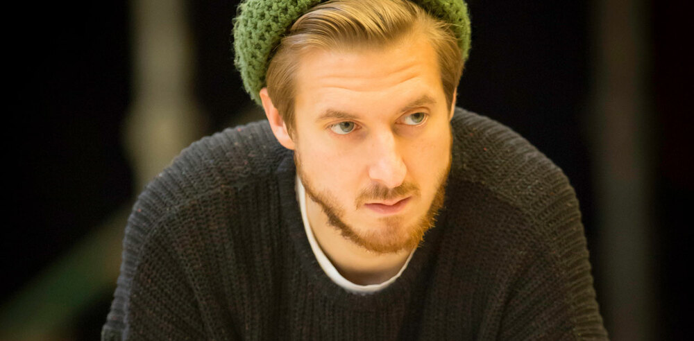 Arthur Darvill in rehearsal for the National Theatre's Treasure Island. Photo: Johan Persson