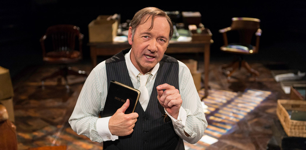 Kevin Spacey in Clarence Darrow at the Old Vic in 2014. Photo: Manuel Harlan