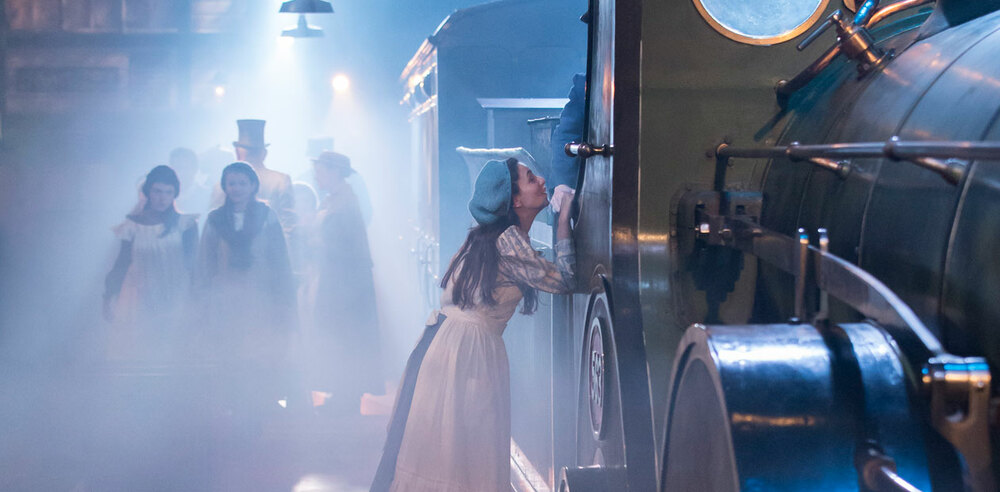 A scene from The Railway Children at King's Cross Theatre. Photo: Johan Persson