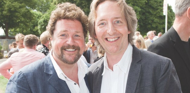 Michael Ball and Jonathan Church at Chichester Festival Theatre's gala performance of Amadeus. Photo: David Jensen