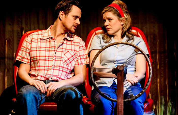 Olivia Poulet and William Ellis in How I Learned to Drive at Southwark Playhouse. Photo: Jack Sain