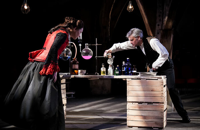 James Weaver and Viktoria Kay in The Strange Case of Dr Jekyll and Mr Hyde at Theatre Mill. Photo: Tom Jackson