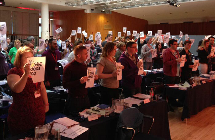 TUC Young Workers conference shows its support for Ideastap. Photo: TUC