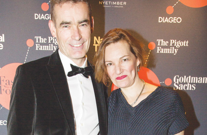 Tanya Ronder with her husband Rufus Norris. Photo: Cameron Slater