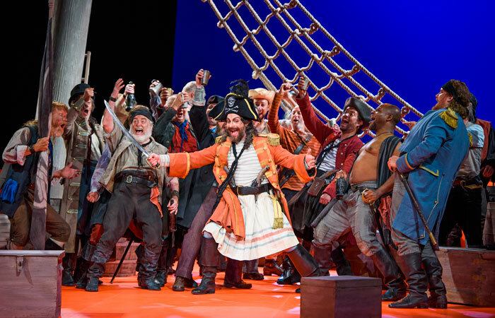 Pirates of Penzance, English National Opera. Photo: Tristram Kenton