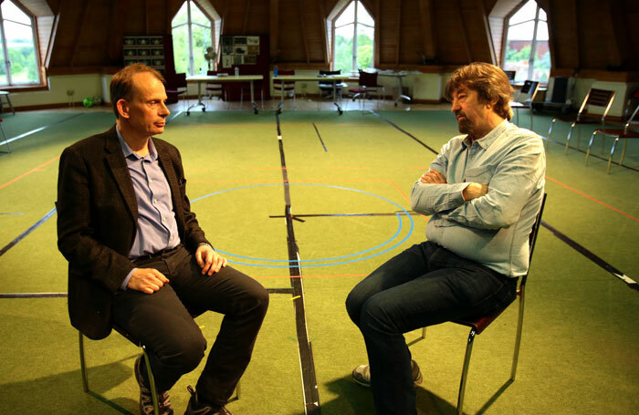 Andrew Marr with Trevor Nunn. Photo: Sam Al-kadi