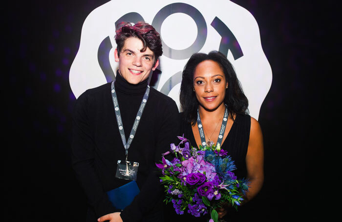 2015 Spotlight Prize winner Rosalind Eleazar and runner up Edward Bluemel. Photo: AM Photography