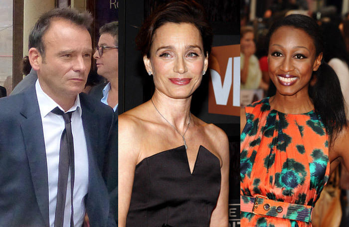 Kristin Scott Thomas, Matthew Warchus and Beverley Knight. Photos: Featureflash/Tinseltown/Shutterstock