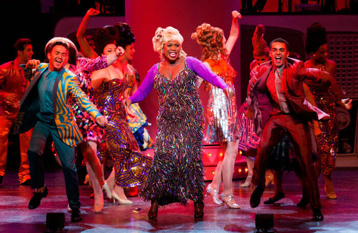 Brenda Edwards in Hairspray at Leicester Curve. Photo: Ellie Kurttz