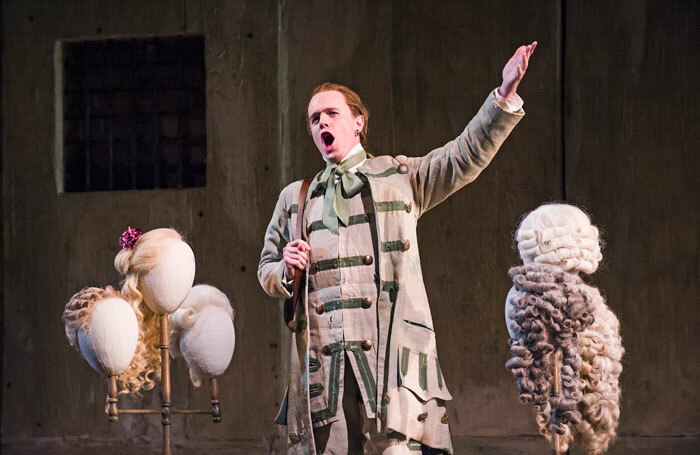 Morgan Pearse in The Barber of Seville at London's Coliseum. Photo: Tristram Kenton