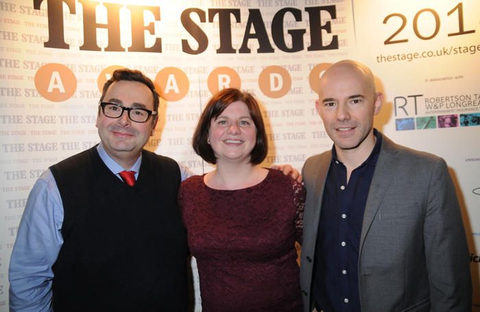 Dan Bates, Claire Murray, and Daniel Evans of Sheffield Theatres