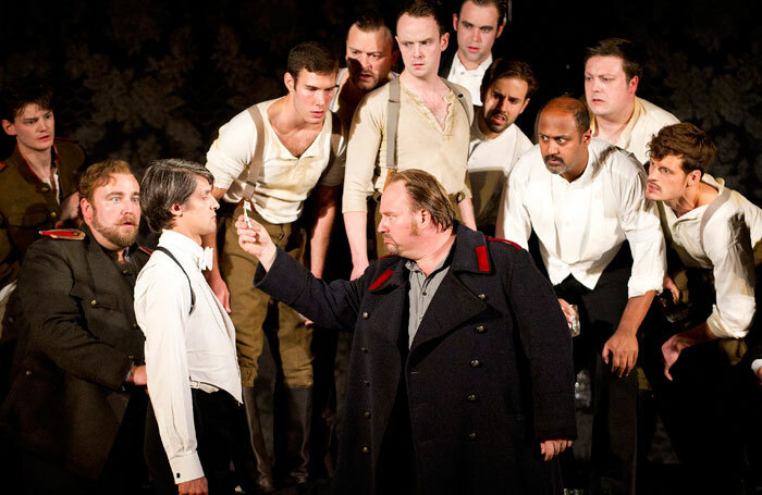 Quirijn de Lang and Carl Tanner in The Queen of Spades at Grange Park Opera in 2012. Photo: Tristram Kenton