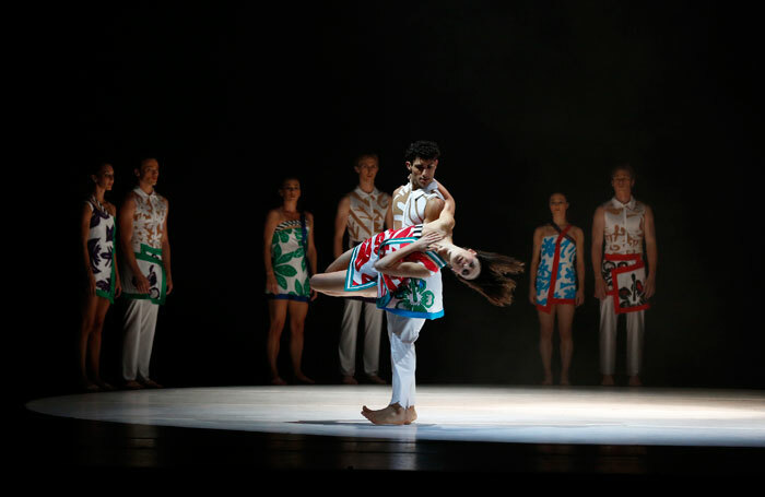 Members of the Royal New Zealand Ballet performing The Anatomy of a Passing Cloud. Photo: Evan Li