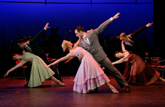 Eleanor Brown and Jason Winter in White Christmas at Pitlochry Festival Theatre. Photo: Douglas McBride