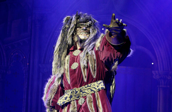 Tom Senior in Beauty and the Beast at the Capitol Theatre, Horsham. Photo: Stephen Candy