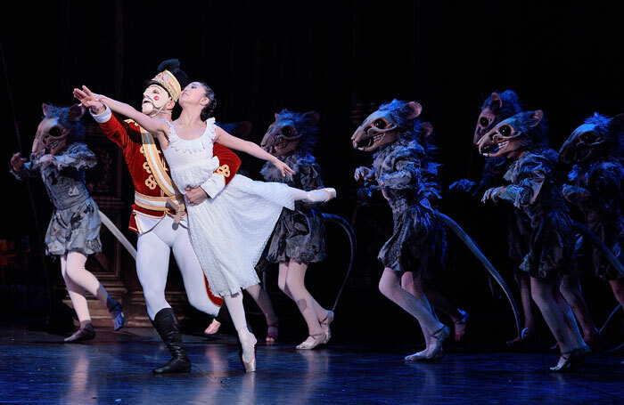 Shiori Kase and James Forbat in Nutcracker. Photo: Laurent Liotardo