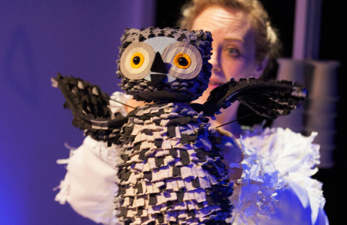 A scene from Wow! Said the Owl at Little Angel Theatre. Photo: Ellie Kurttz