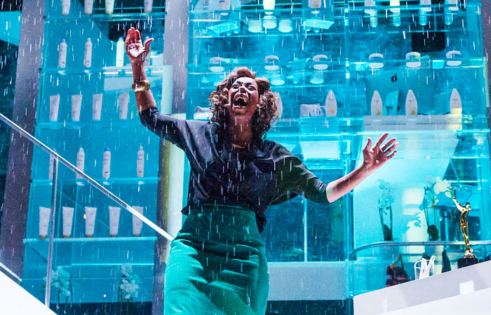 Noma Dumezweni in Linda at the Royal Court, in which she replaced Kim Cattrall. Photo: Tristram Kenton