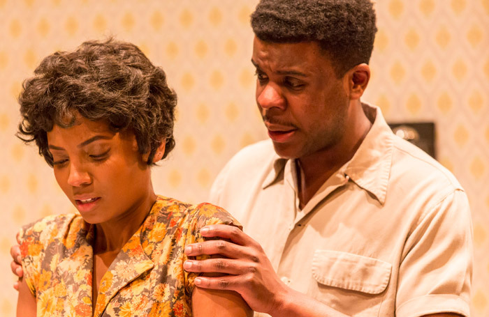 Alisha Bailey and Ashley Zhangazha in A Raisin in the Sun at Crucible Studio, Sheffield Photo Johan Persson